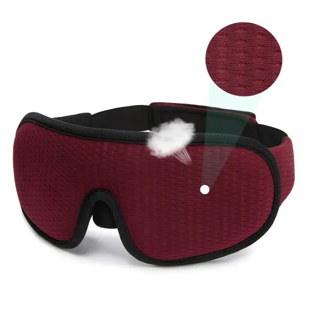 3D Sleeping Mask Light Blocking Soft Breathable Eye Mask