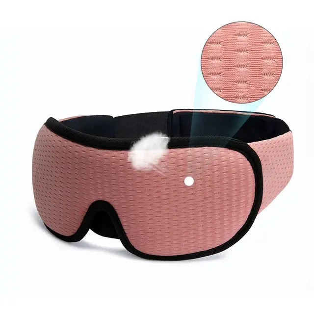 3D Sleeping Mask Light Blocking Soft Breathable Eye Mask